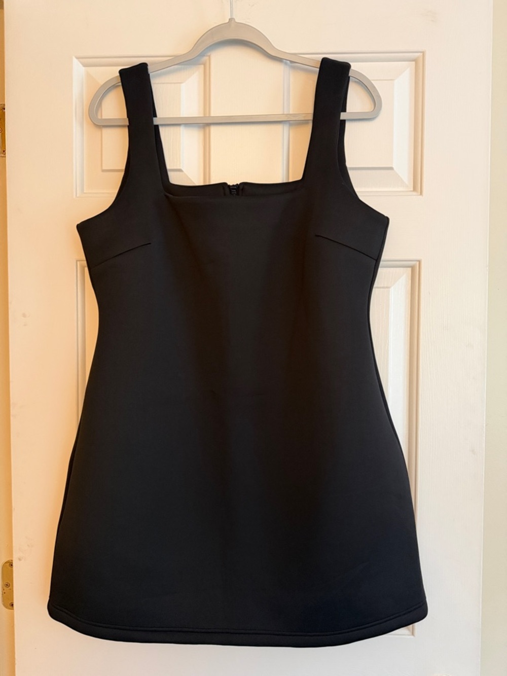 Cynthia Rowley Black Square-Neck Mini Dress new with tags MSRP $345